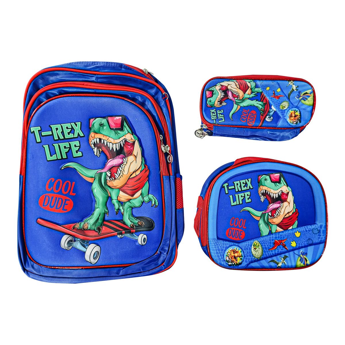 GENERICO - Mochila Escolar Infantil Para NIÑOS 3 en 1 con Ruedas Tamaño Oficio