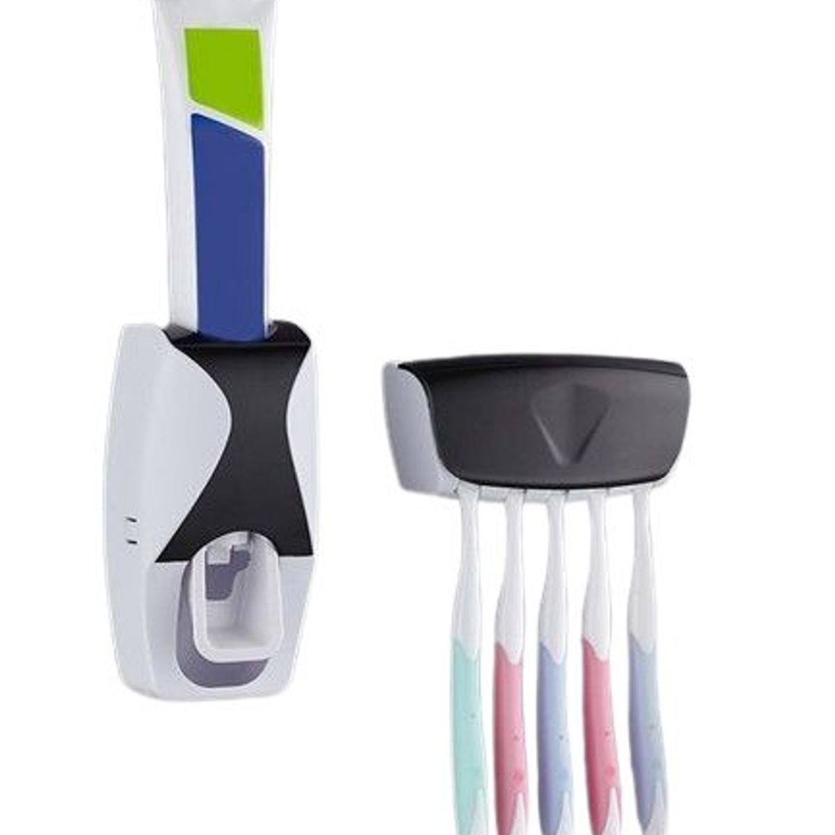 GENERICO - Dispensador de pasta dental 2 en 1