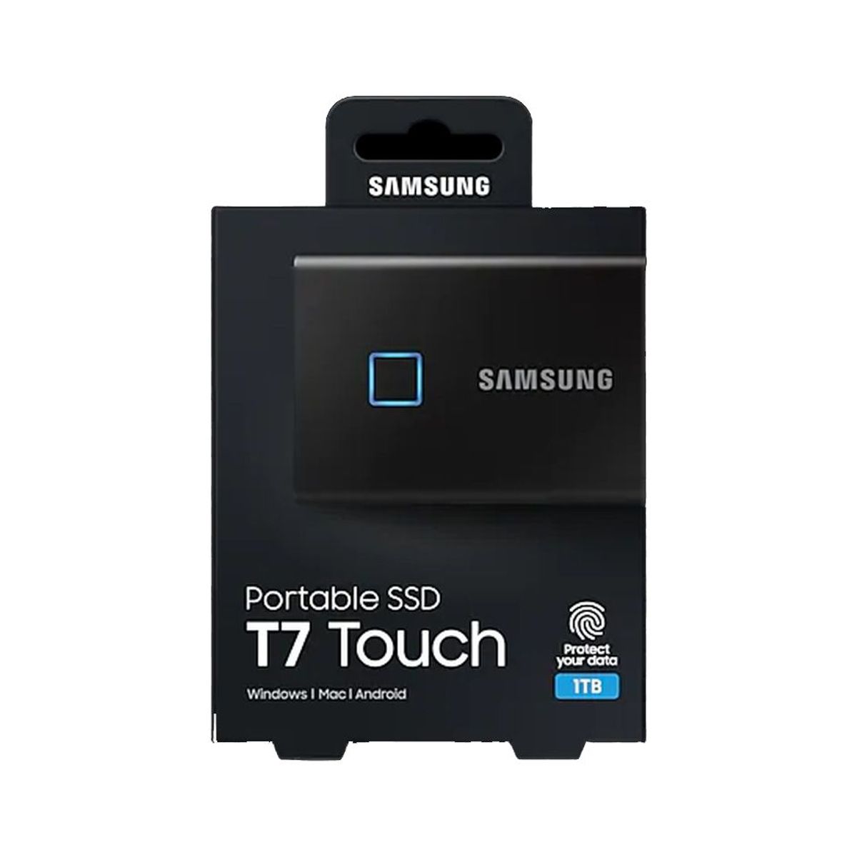 SAMSUNG - Disco SSD externo SAMSUNG T7 Touch 1TB USB C 3.2 + FUNDA