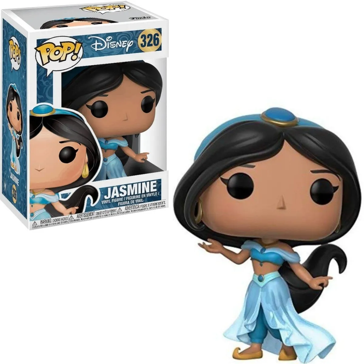 FUNKO - Funko Pop Jasmine - Disney Princesas Aladdin caja dañada