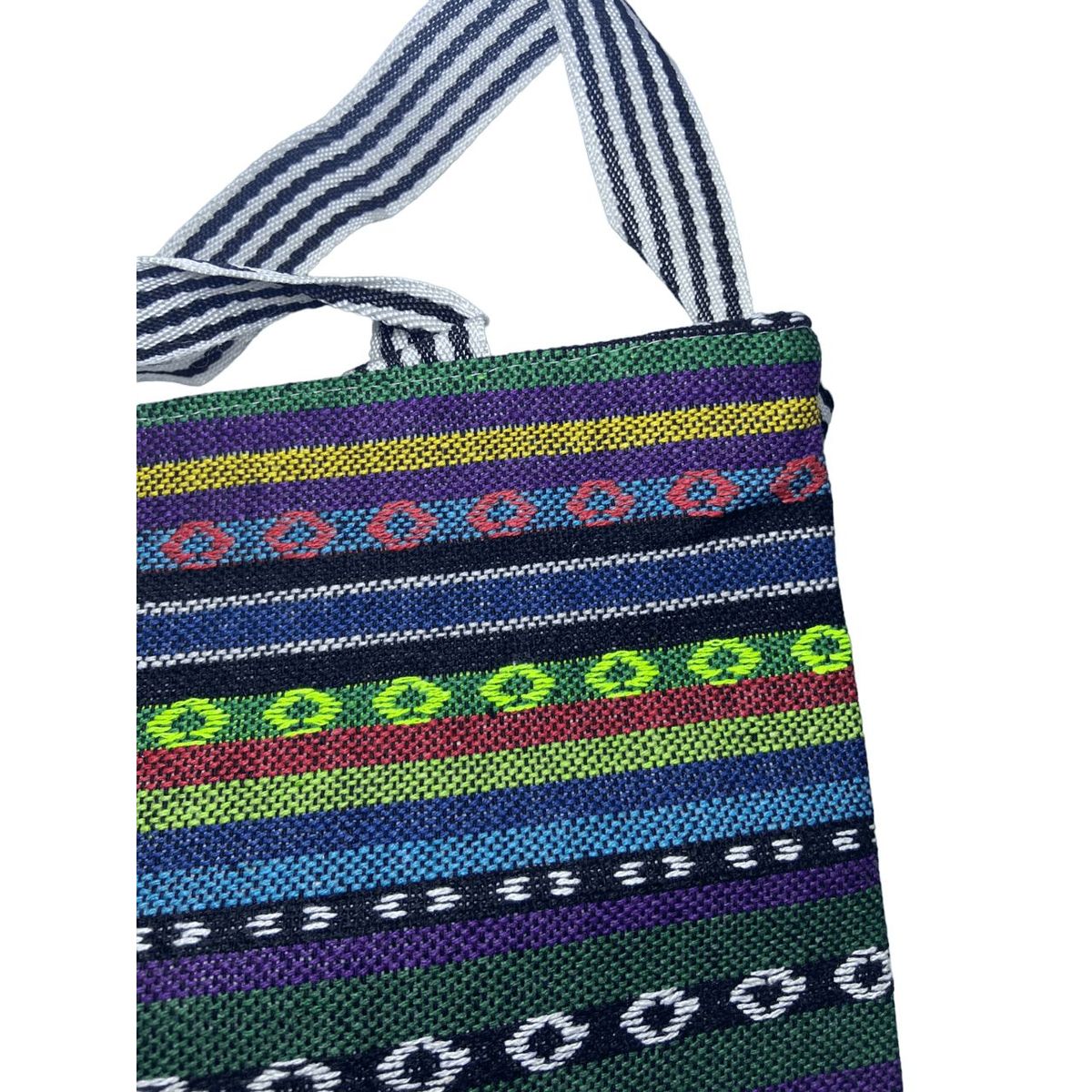 GENERICO - Bolso de 34x31x12 con cierre de poliéster tejido oscuro