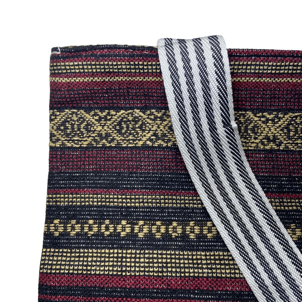 GENERICO - Bolso de 34x31x12 con cierre de poliéster tejido oscuro