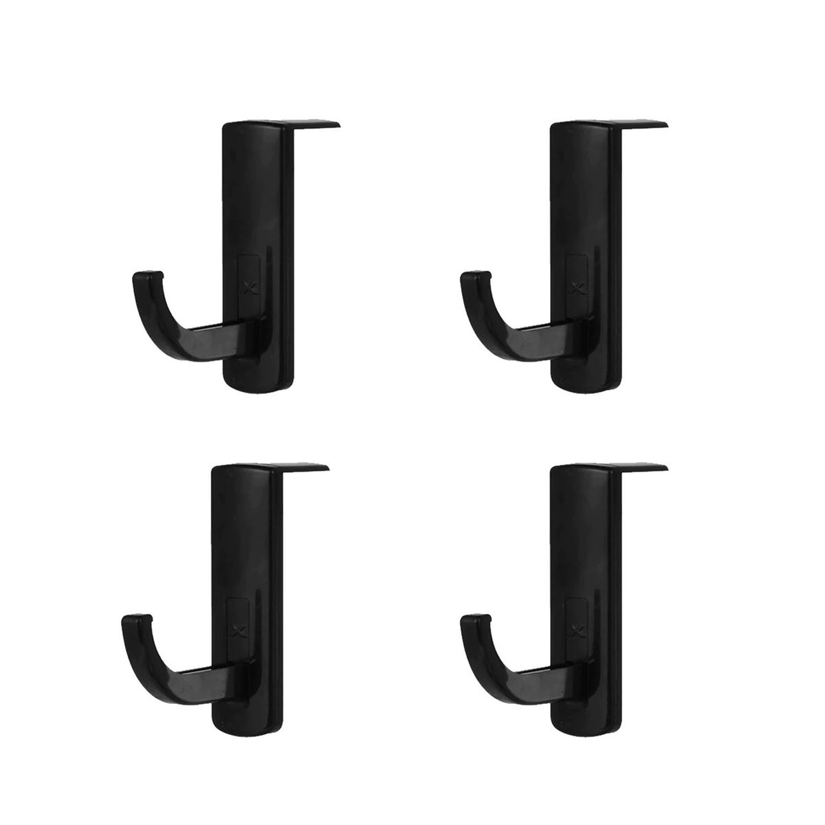 OEM - 4 Soportes gancho de Audífono para Monitor Mesa Repisa Con Adhesivo