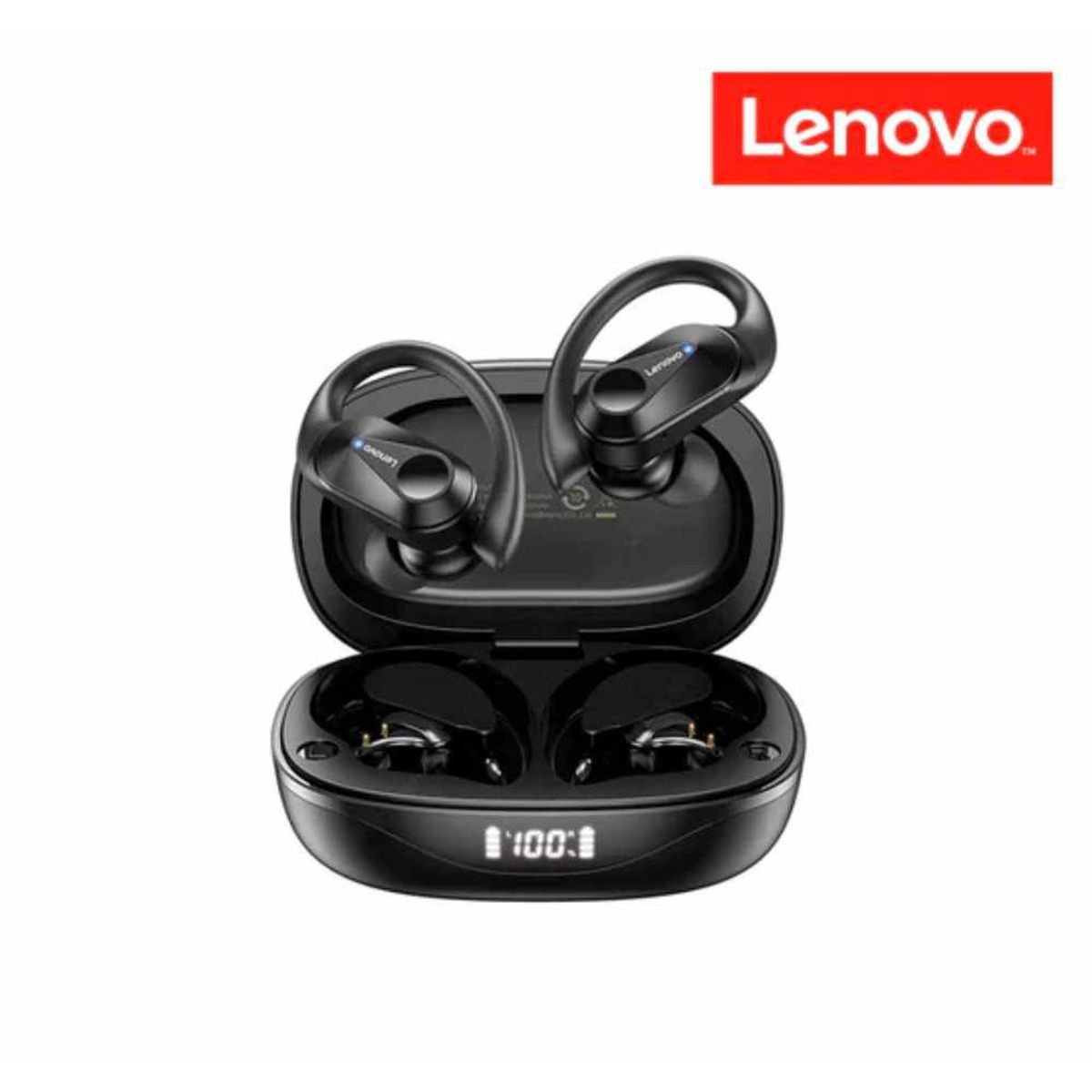 LENOVO - Audifono Bluetooth Lenovo LP75 Sports Wireless 5.3 - Negro