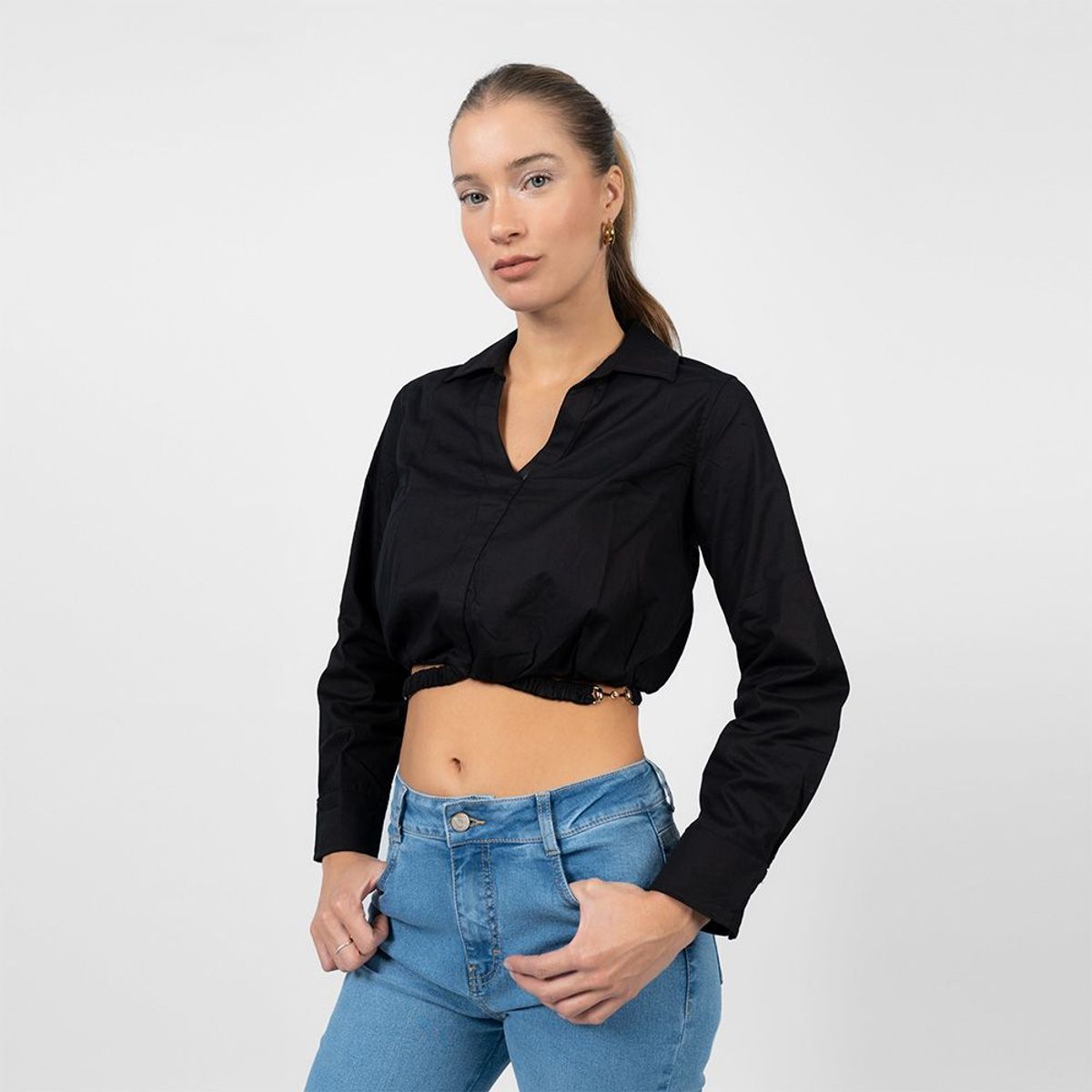 MACHINE - BLUSA DI23KARLEN POPELINA
