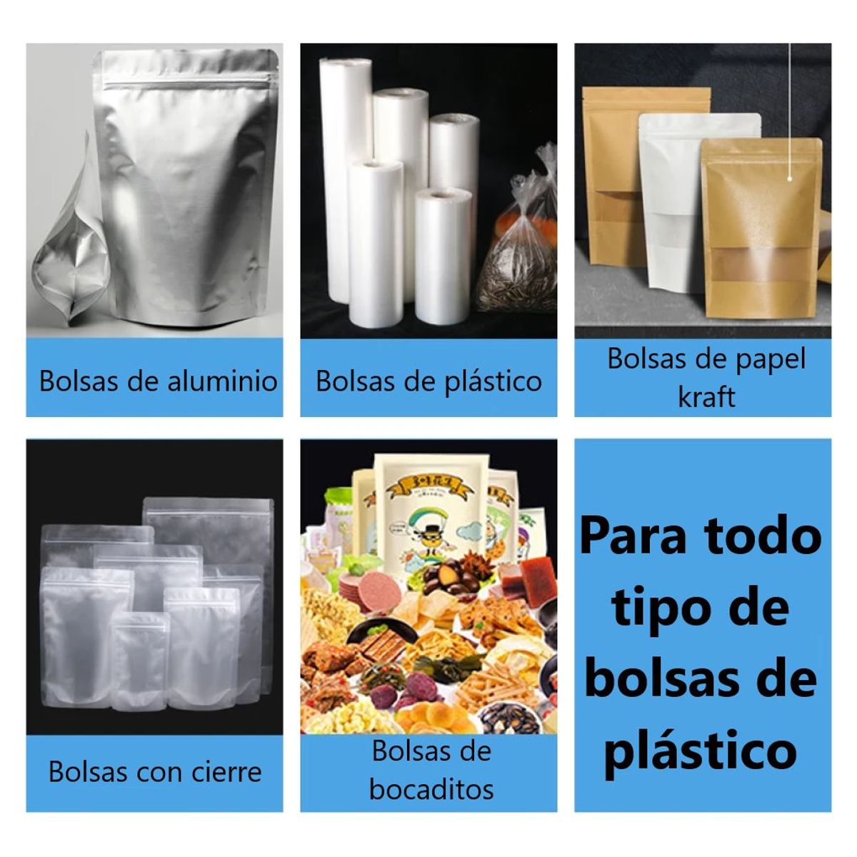 GENERICO - Sellador eléctrico Máquina Manual de sellado térmico a presión