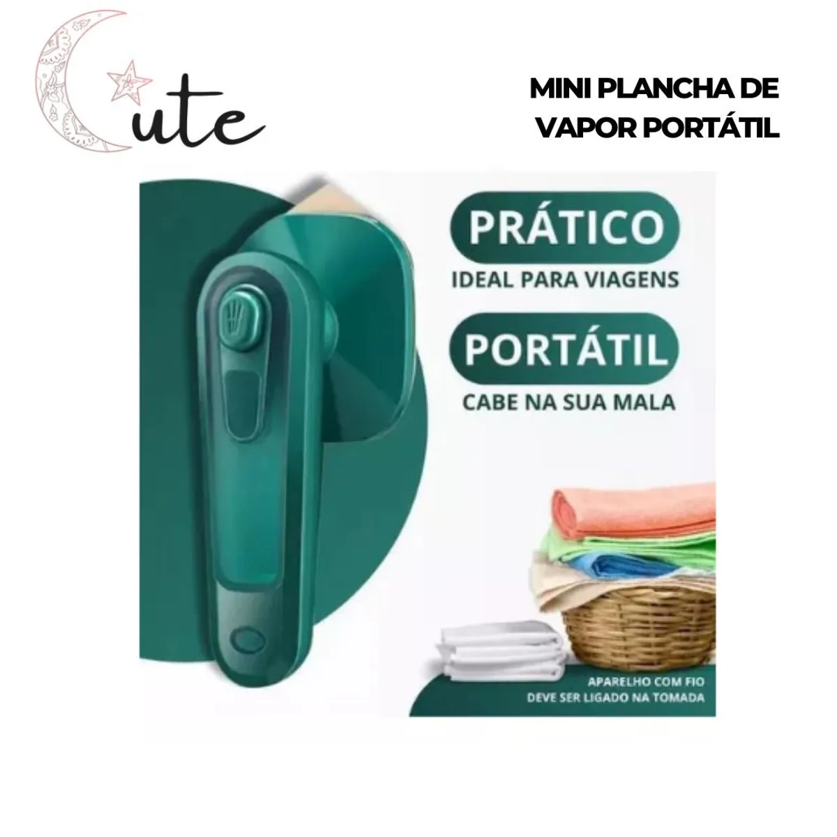 GENERICO - MINI PLANCHA DE VAPOR PORTÁTIL