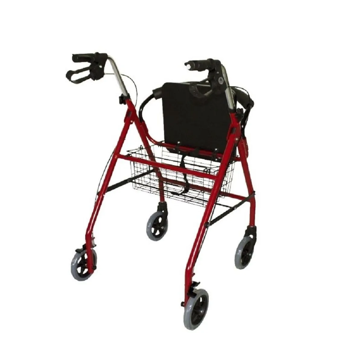 GENERICO - Andador de aluminio plegable con cesta