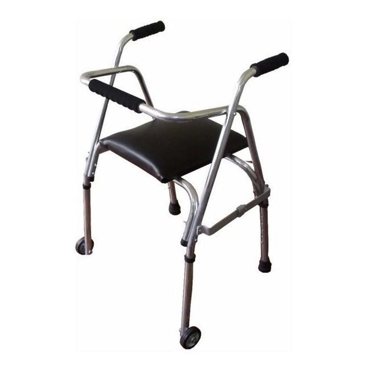 GENERICO - Andador aluminio gris con asiento