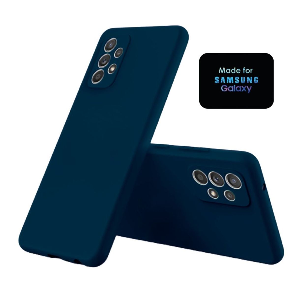 GENERICO - Silicone Case Samsung A53 Con Marca