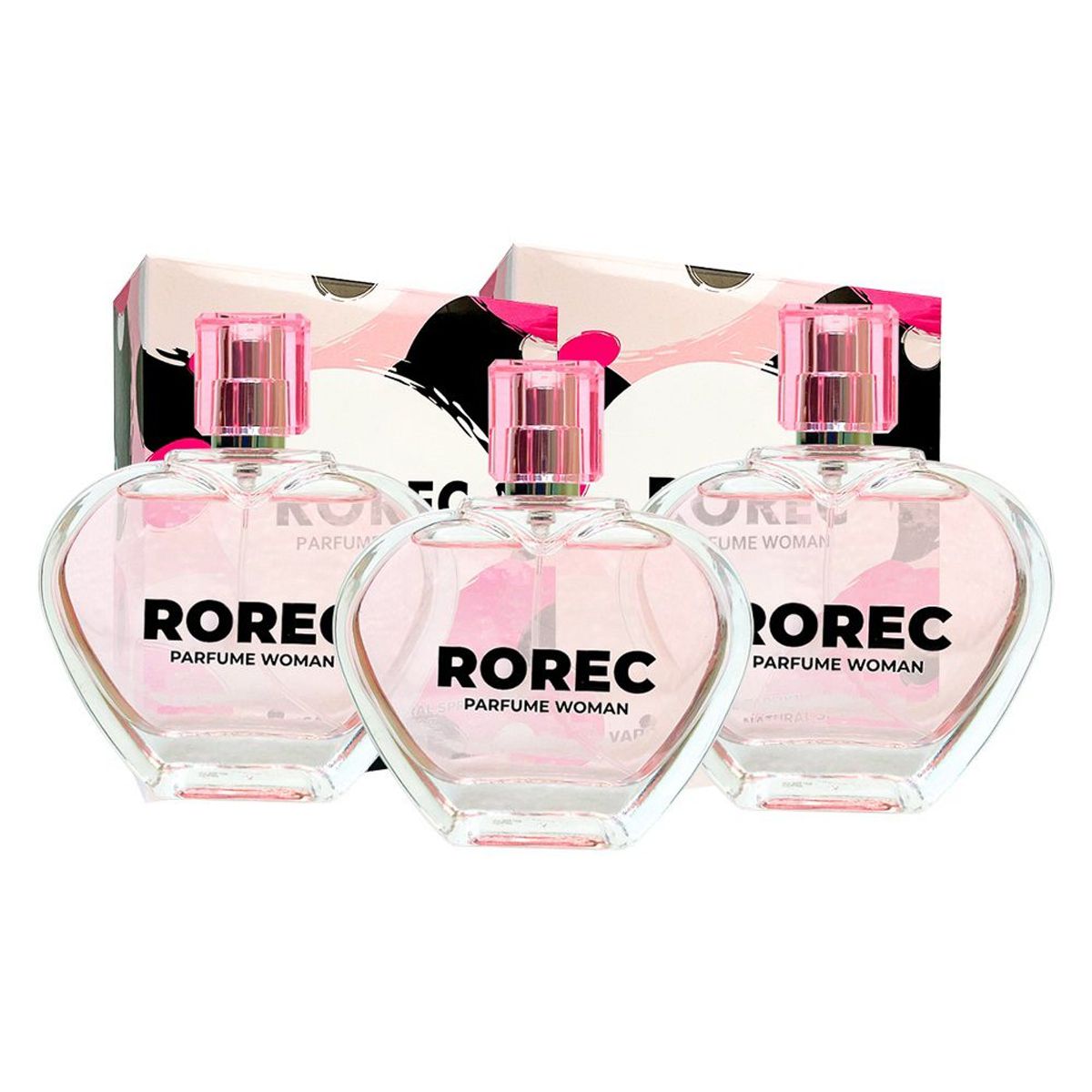 GENERICO - 3 VAPORISATEUR NATURAL SPRAY  PARFUM - ROREC PARFUME WOMAN