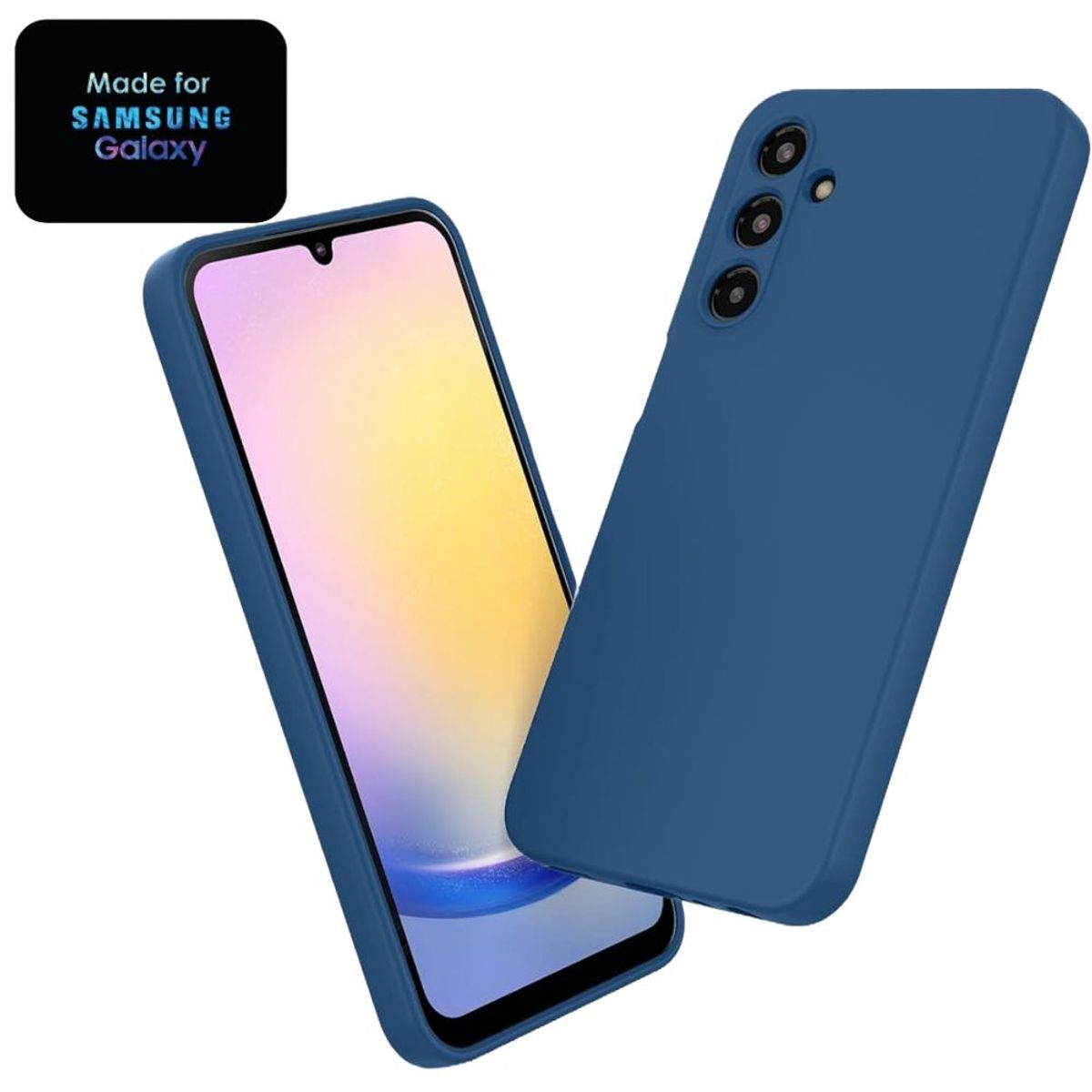 GENERICO - Silicone Case Samsung A25 Con Marca