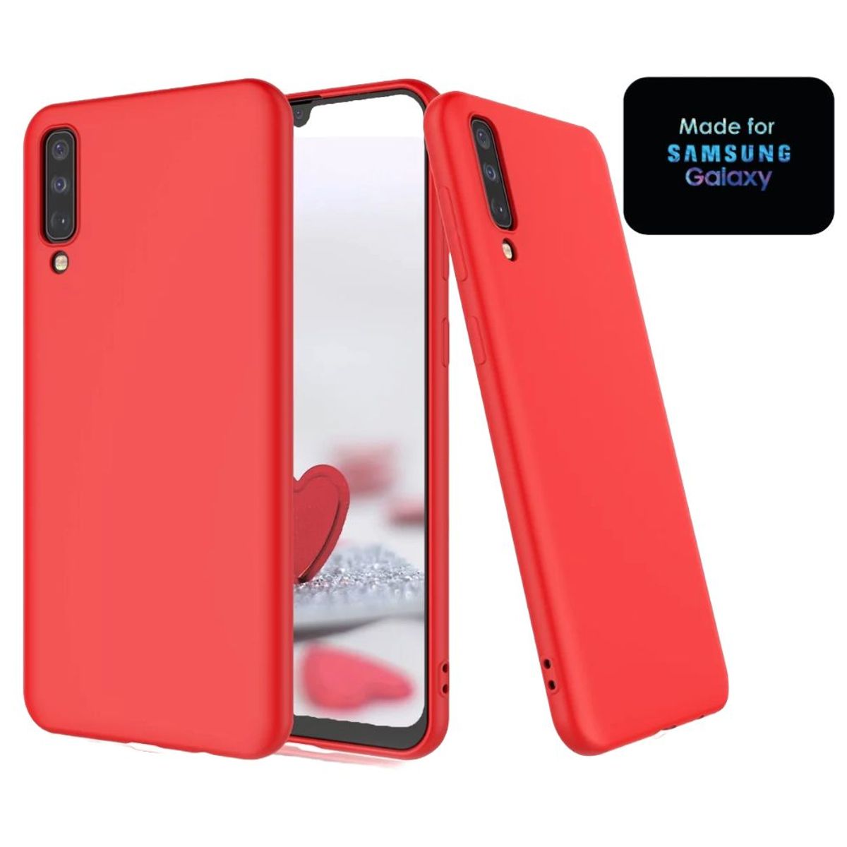 GENERICO - Silicone Case Samsung A50 Con Marca