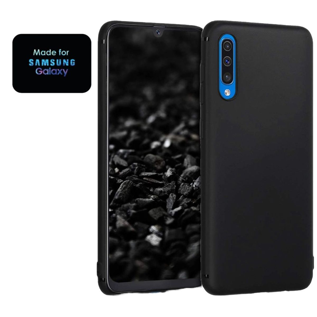 GENERICO - Silicone Case Samsung A50 Con Marca