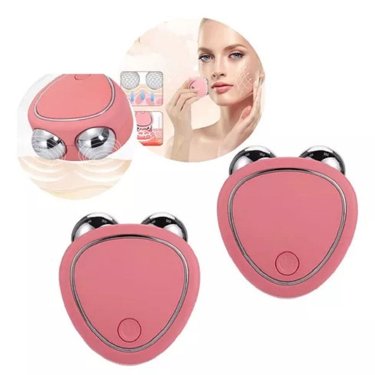 GENERICO - MASAJEADOR PARA EL ROSTRO CON MICROCORRIENTE