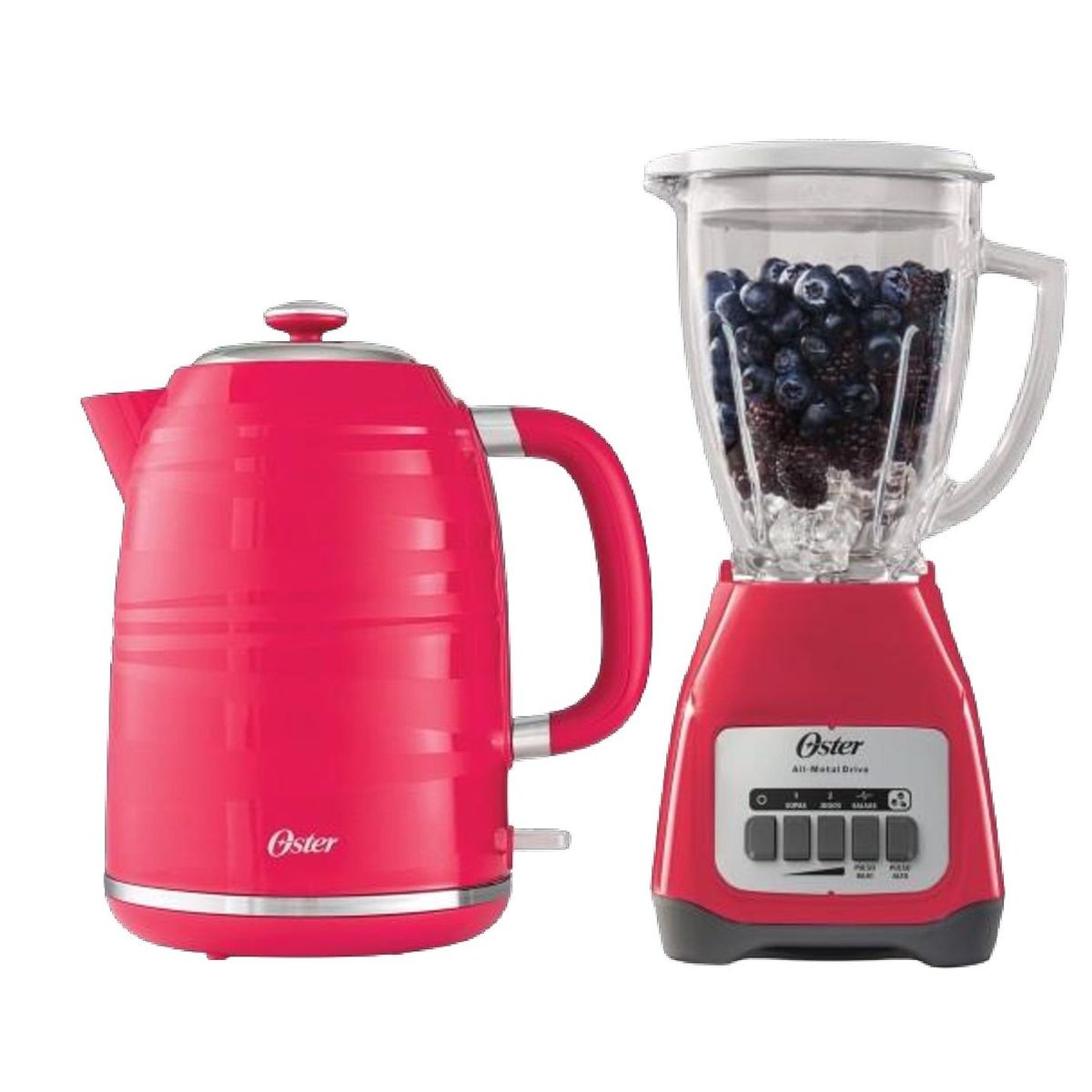 OSTER - Dúo Licuadora BLSTKAGMPB + Hervidor BVSTKT4177M