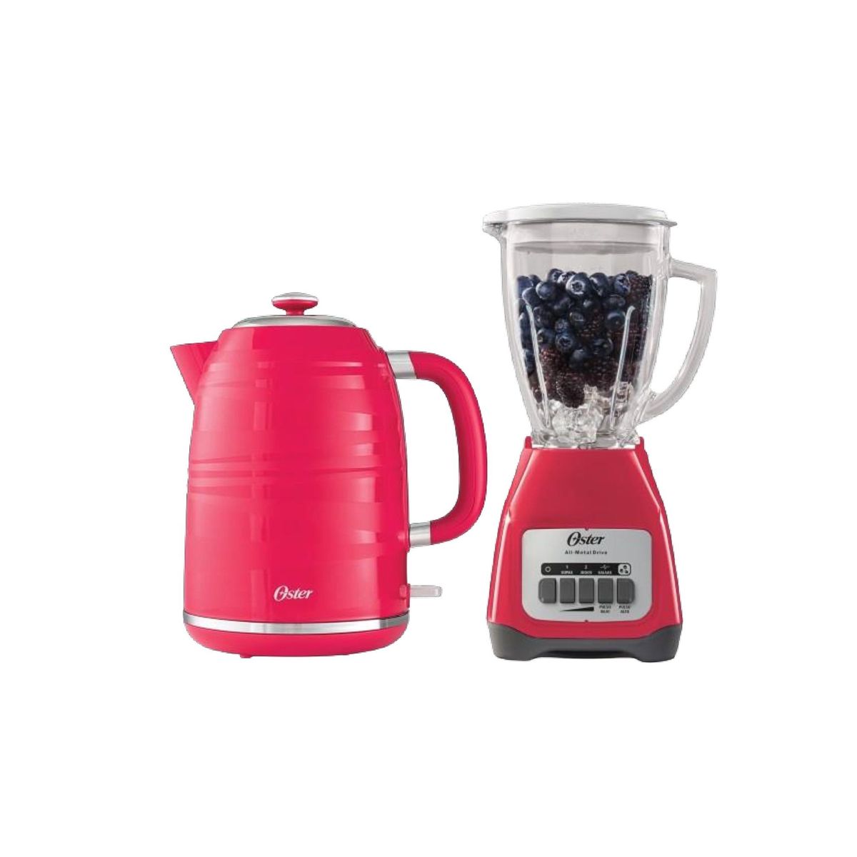 OSTER - Dúo Licuadora BLSTKAGMPB + Hervidor BVSTKT4177M