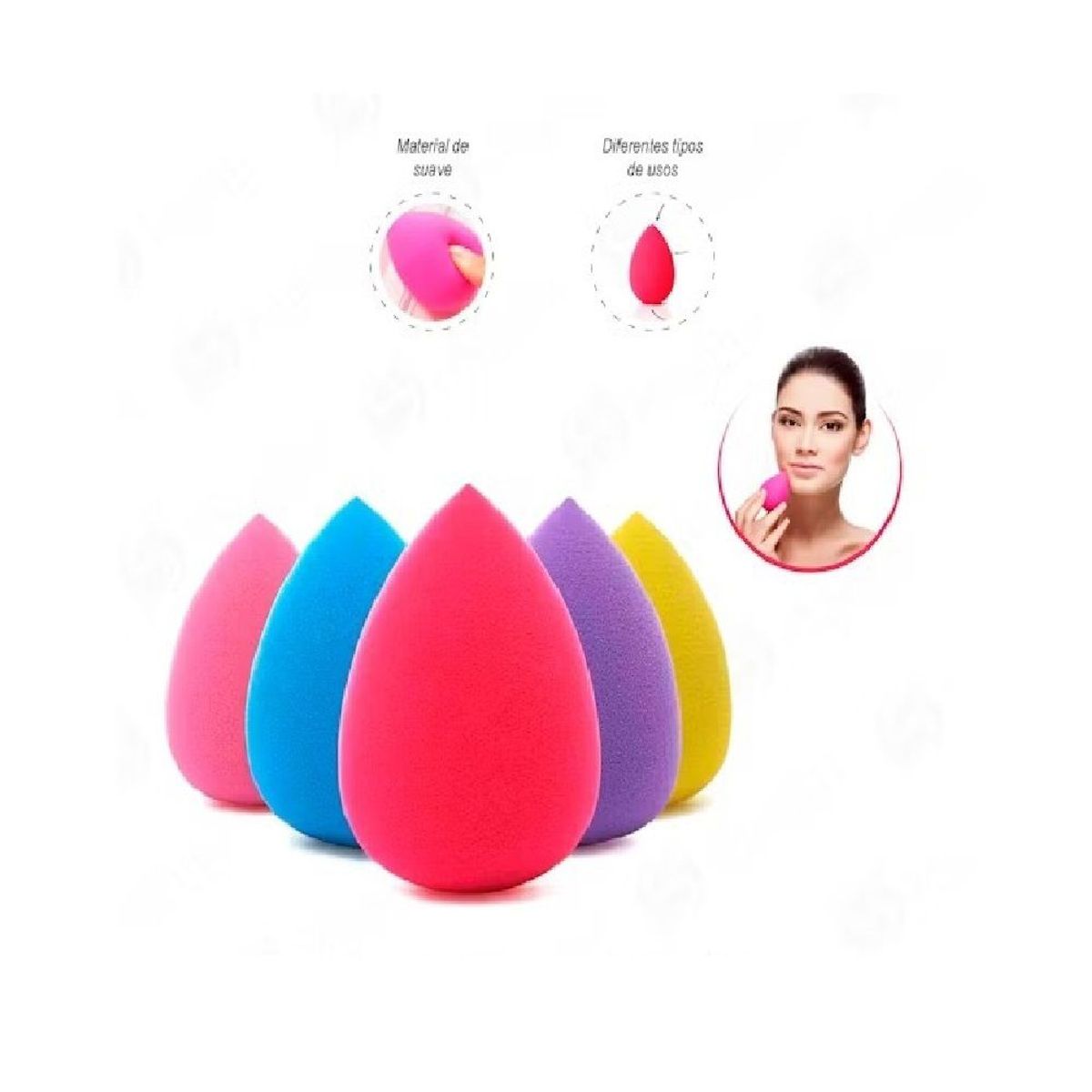 OTTOWARE - Set de Esponjas para Maquillaje