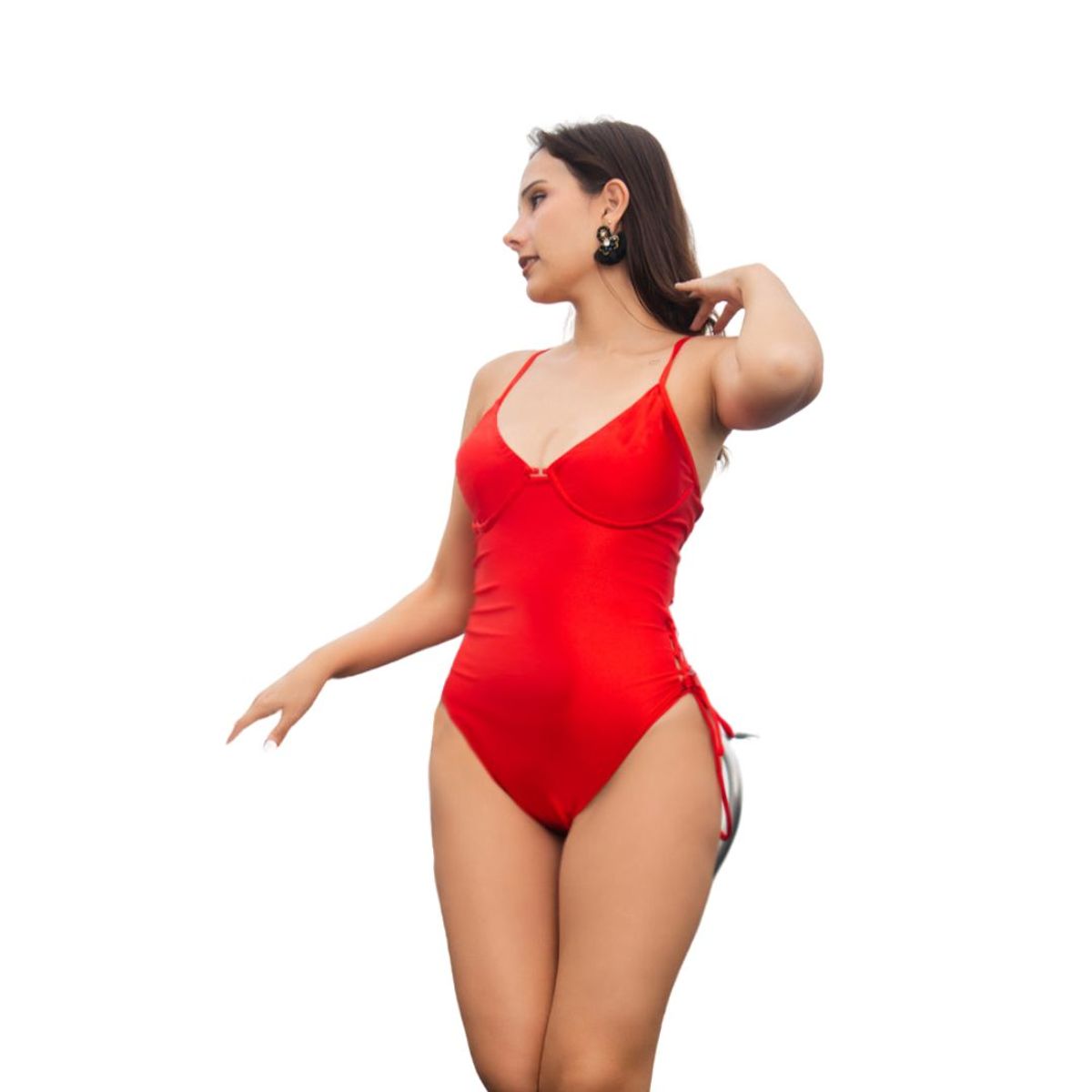 LIMA BIKINI - Ropa De Baño Entera Mujer tiras al costado Lima Bikini