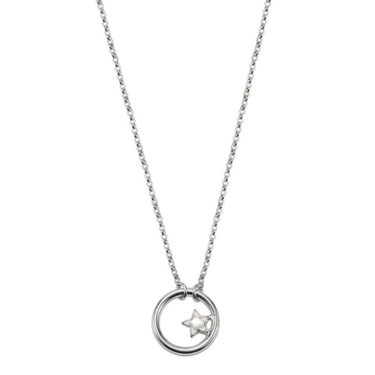 JOYERIA D'PILMER - GARGANTILLA  KARMMA ESTRELLA PLATA 925