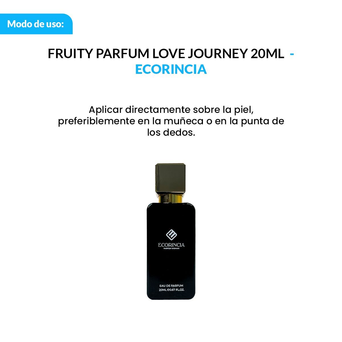GENERICO - 2 FRUITY PARFUM LOVE JOURNEY- ECORINCIA