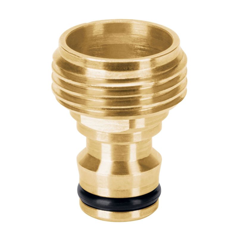 TRUPER - Conectores de laton solido sistema click macho Truper