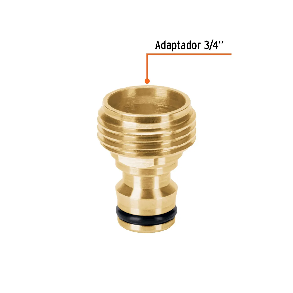 TRUPER - Conectores de laton solido sistema click macho Truper