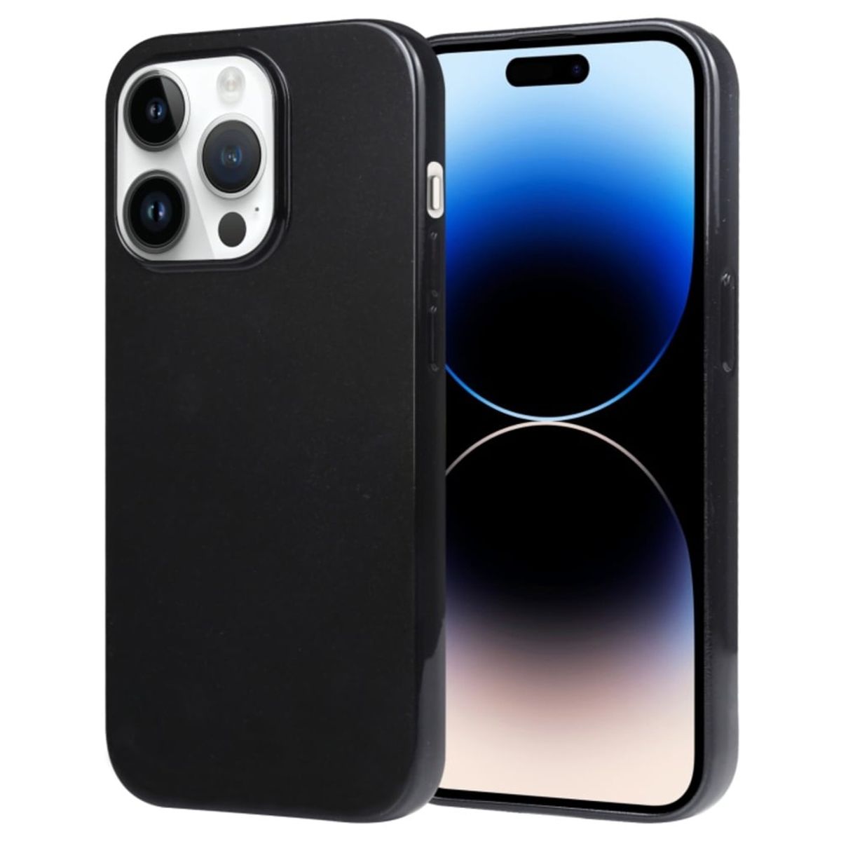 GENERICO - Funda Case para Samsung A24 Jelly Pearl Negro Antishock Resistente