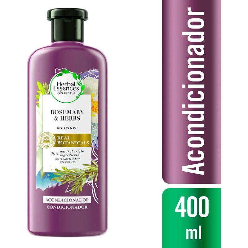 HERBAL ESSENCES - Acondicionador Herbal Essences Rosemary & Herbs 400ml