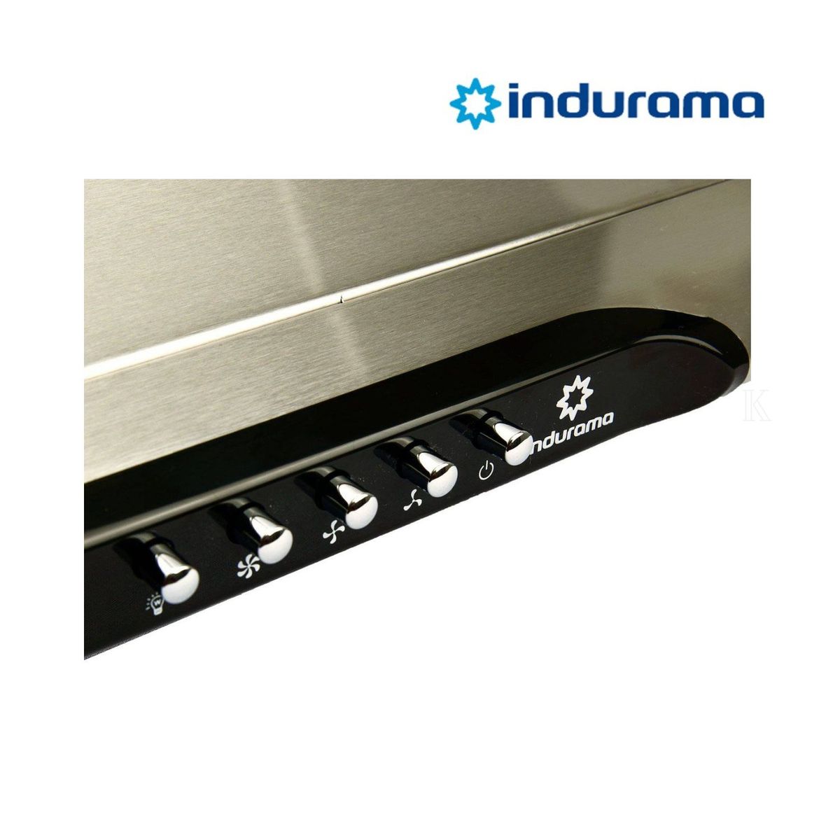 INDURAMA - Campana Extractora 3 Velocidades Indurama 90cm Silver