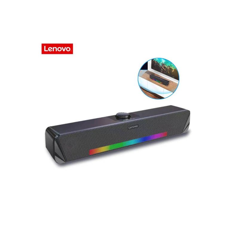 LENOVO - Soundbar Lenovo TS33 Bluetooth 5.0 RGB Speaker Audio 360 Home TV Barra