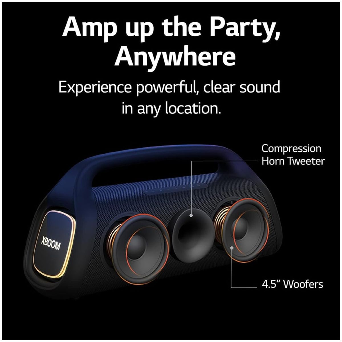 LG - LG XBOOM GO XG9 Parlante Bluetooth Portatil Extra Bass IP67