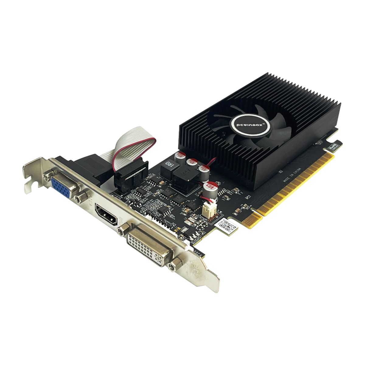 PCWINMAX - Tarjeta de Video 4GB DDR3 GT 730 VGA HDMI 128BIT Low Profile