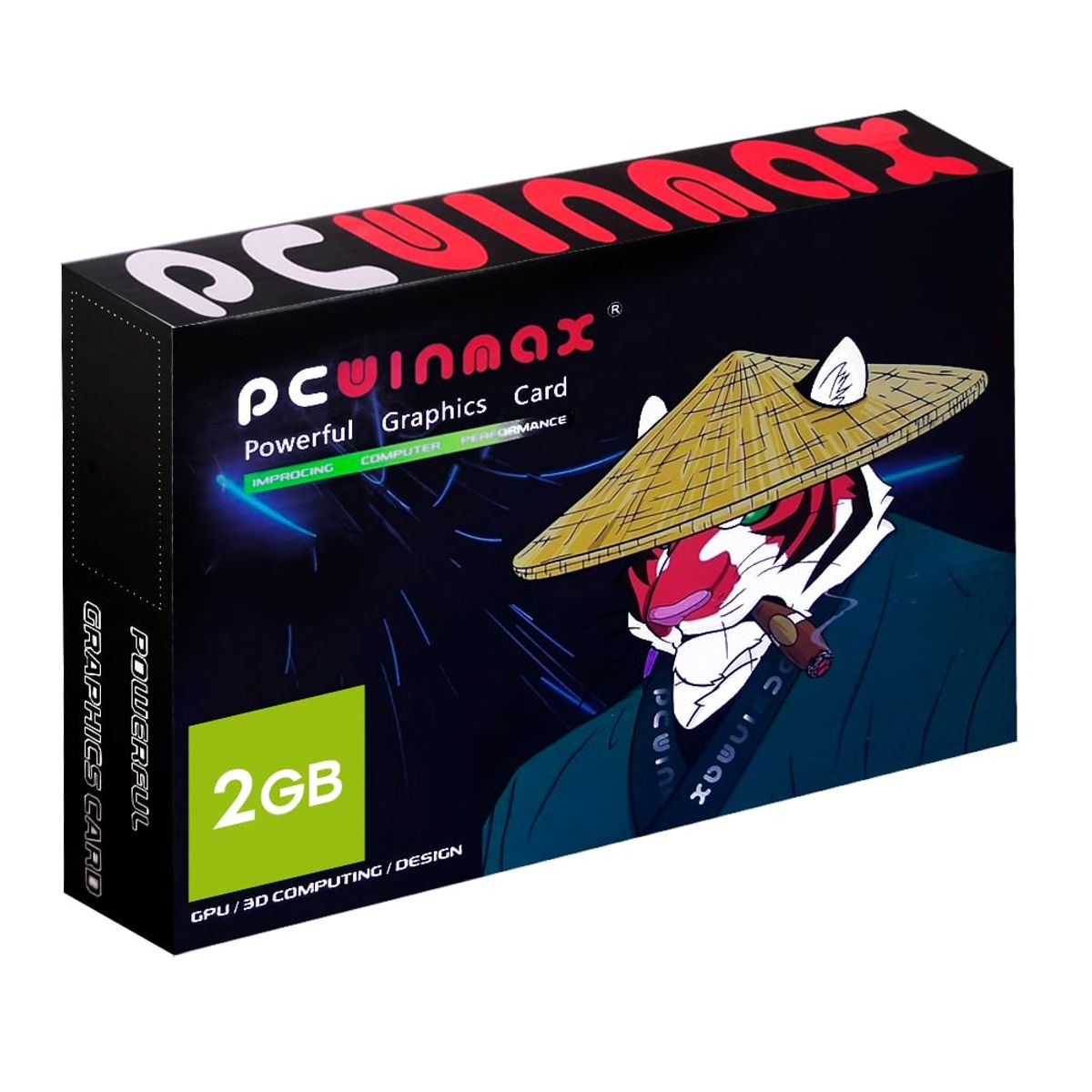 PCWINMAX - Tarjeta de Video 2GB DDR3 GT610 VGA-HDMI 64BIT Low Profile