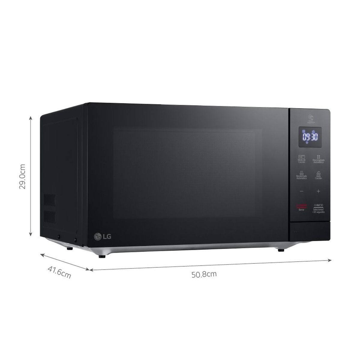 LG - Horno Microondas LG MH7032JAS EasyClean CON DORADOR 30L -NEGRO