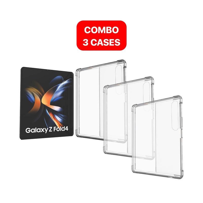 SPACE - Combo Case Space Para Samsung Z Fold 4 Transparente