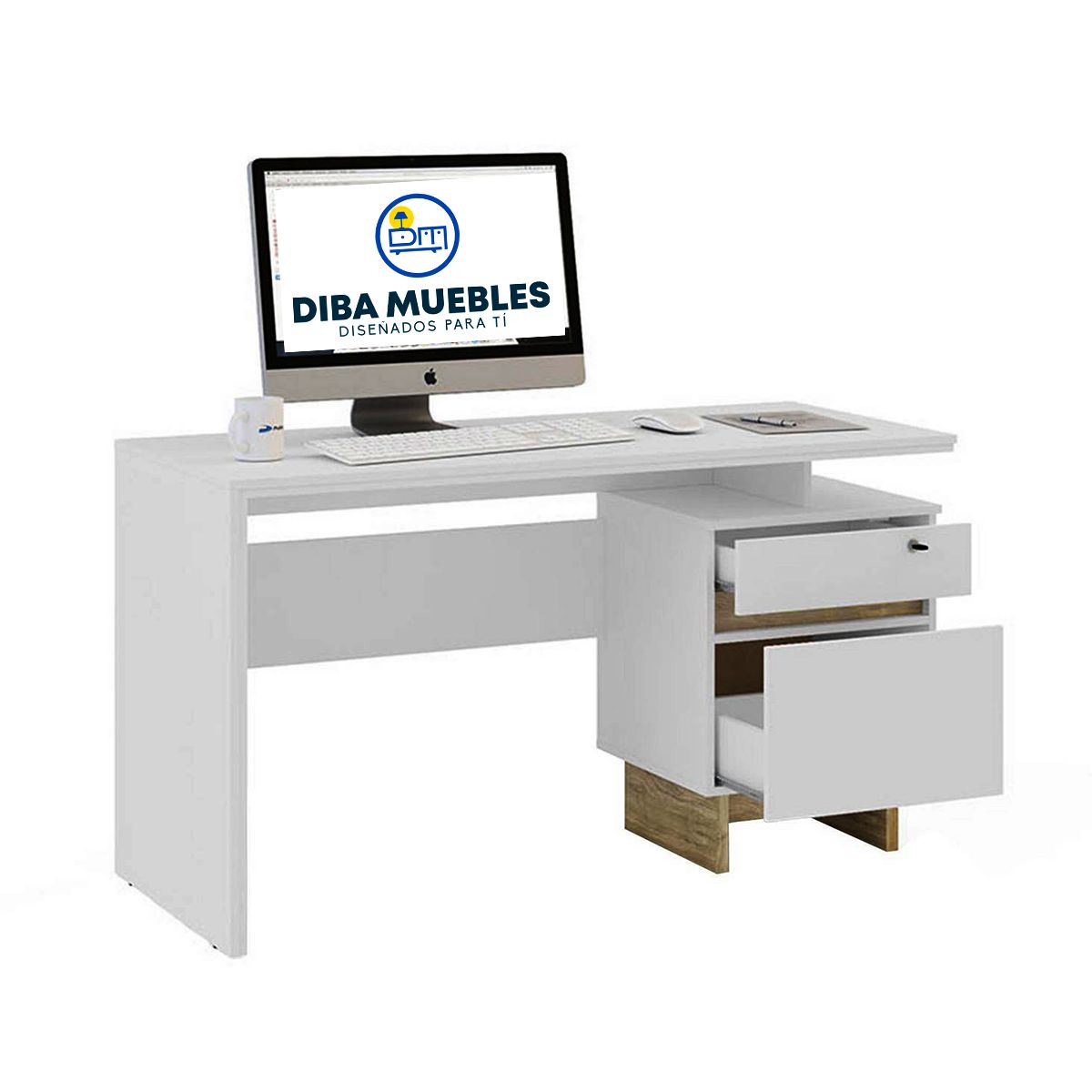 DIBA MUEBLES - Escritorio Moderno Iriarte  DIBA Muebles