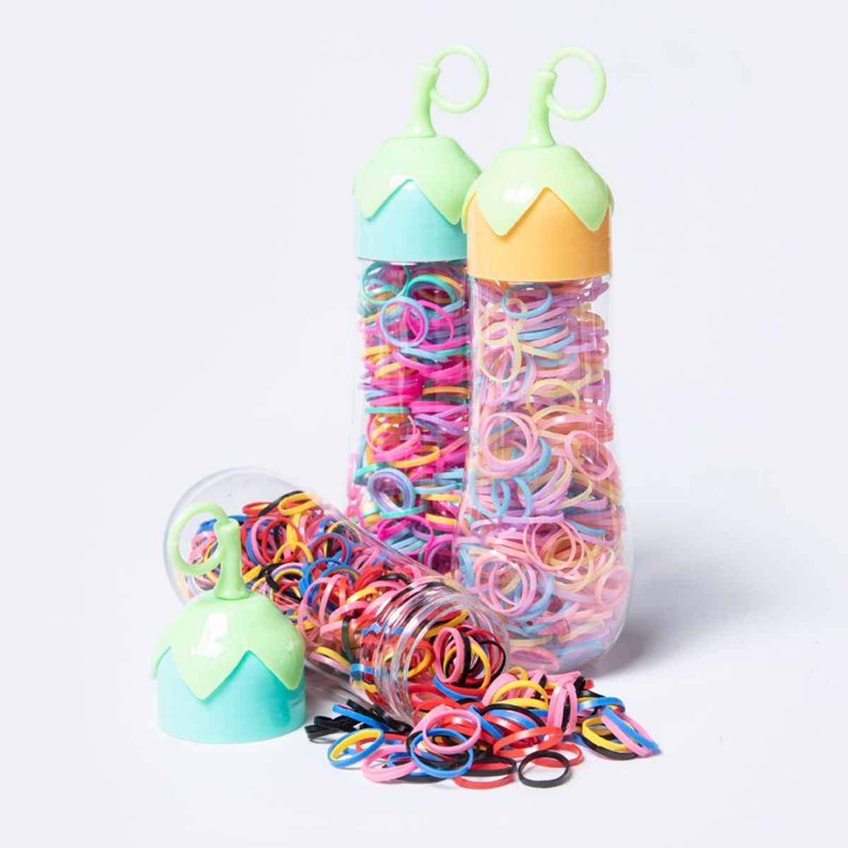 GENERICO - Ligas de goma bandas elásticas para el cabello