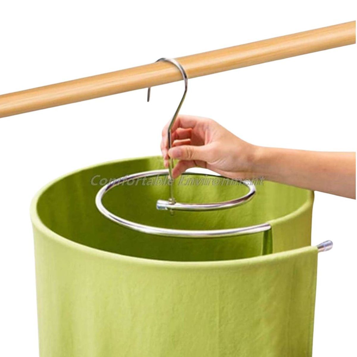 ELMEJORPRECIO - Perchero Colgador De Sabanas Frazadas Toallas Modelo Espiral