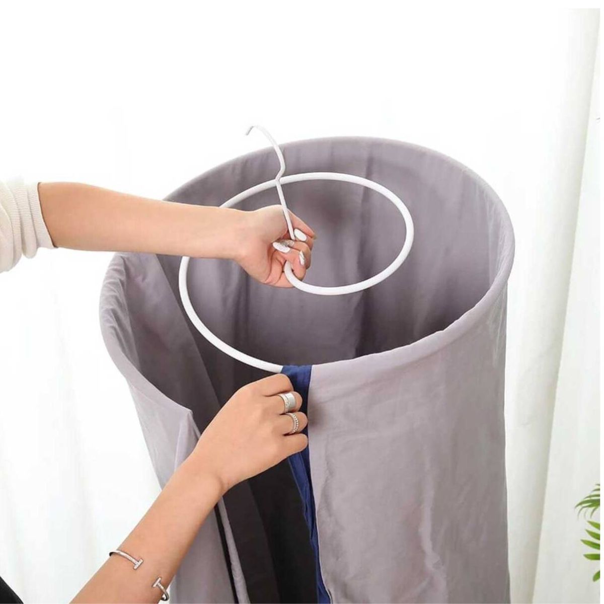 ELMEJORPRECIO - Perchero Colgador De Sabanas Frazadas Toallas Modelo Espiral