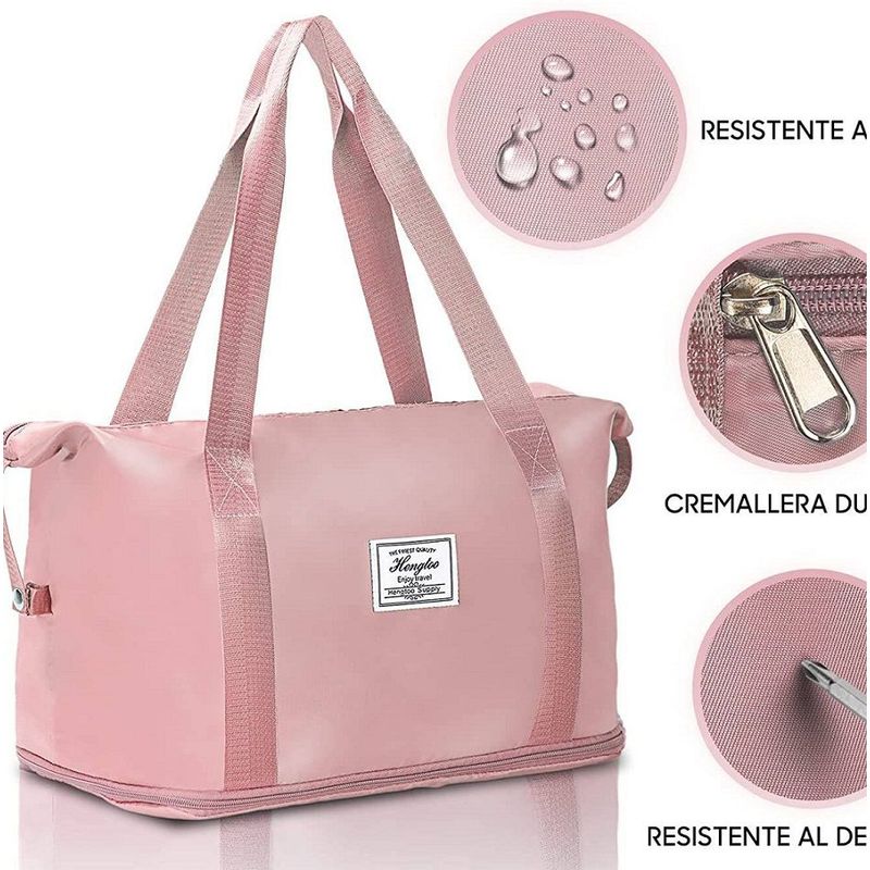 GENERICO - Bolso de Viaje para  Gimnasio Impermeable Rosado