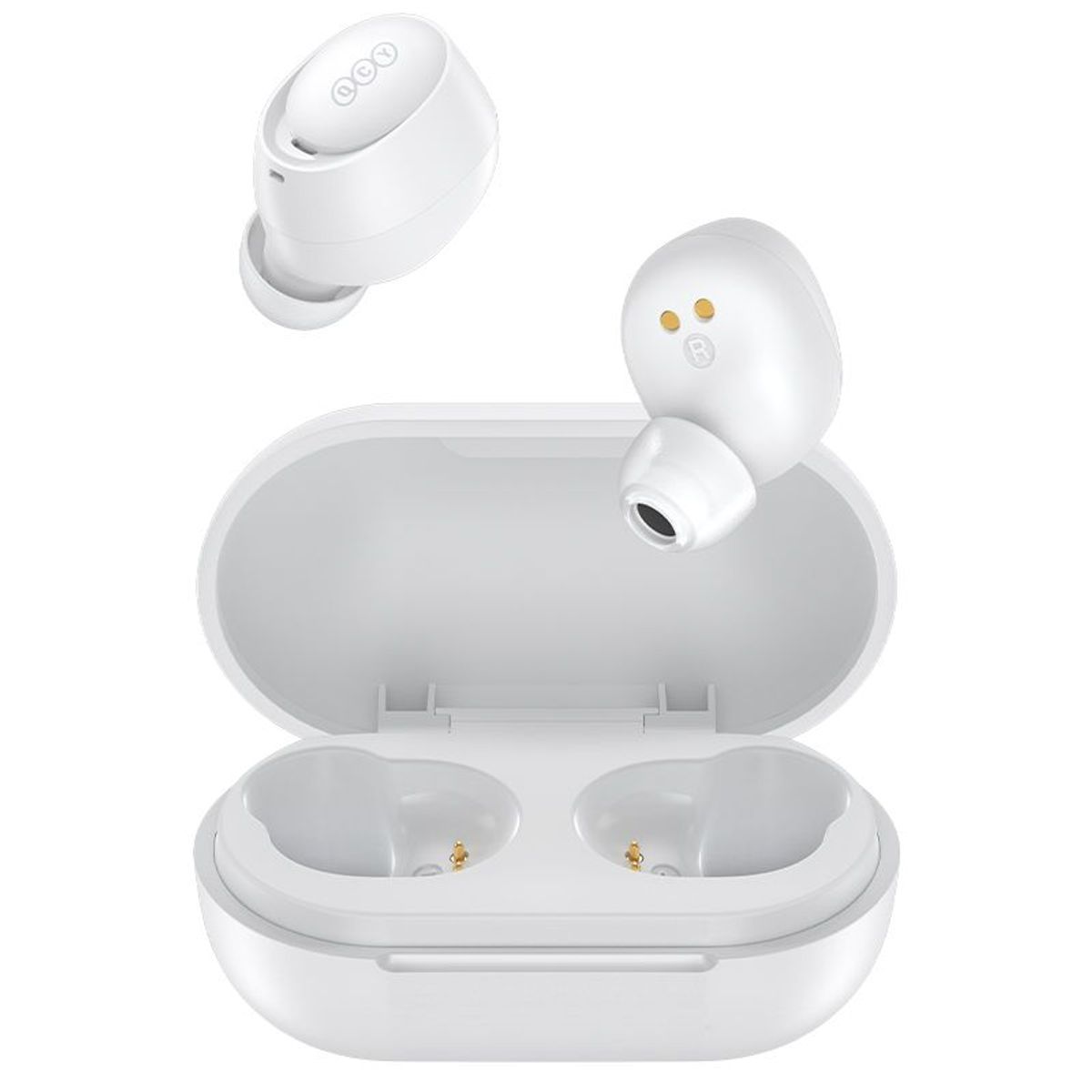 QCY - Audífono ArcBuds Lite T27 BT53 HiFi ENC IPX4 baja latencia 68ms-Blanco