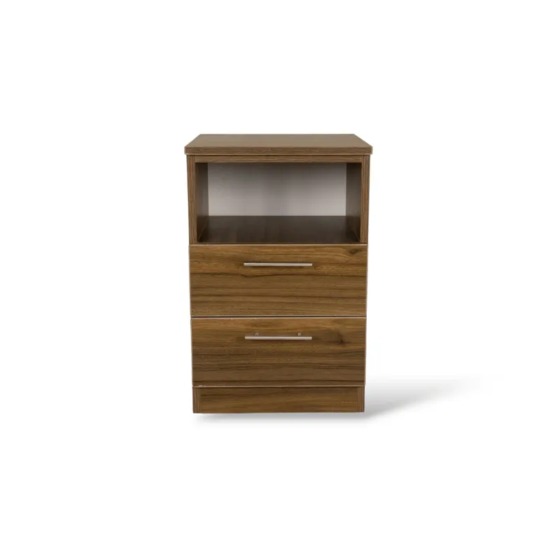 MUEBLES MACRUMO - Velador 2 Cajones Brixton