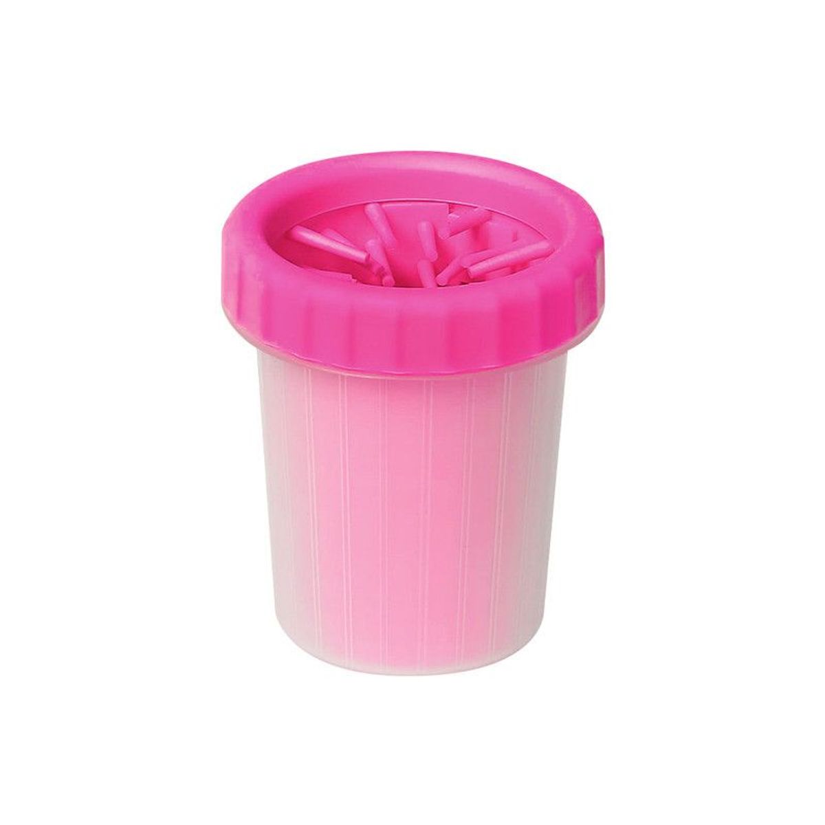 GENERICO - Limpiador portátil de silicona para mascotas Rosado