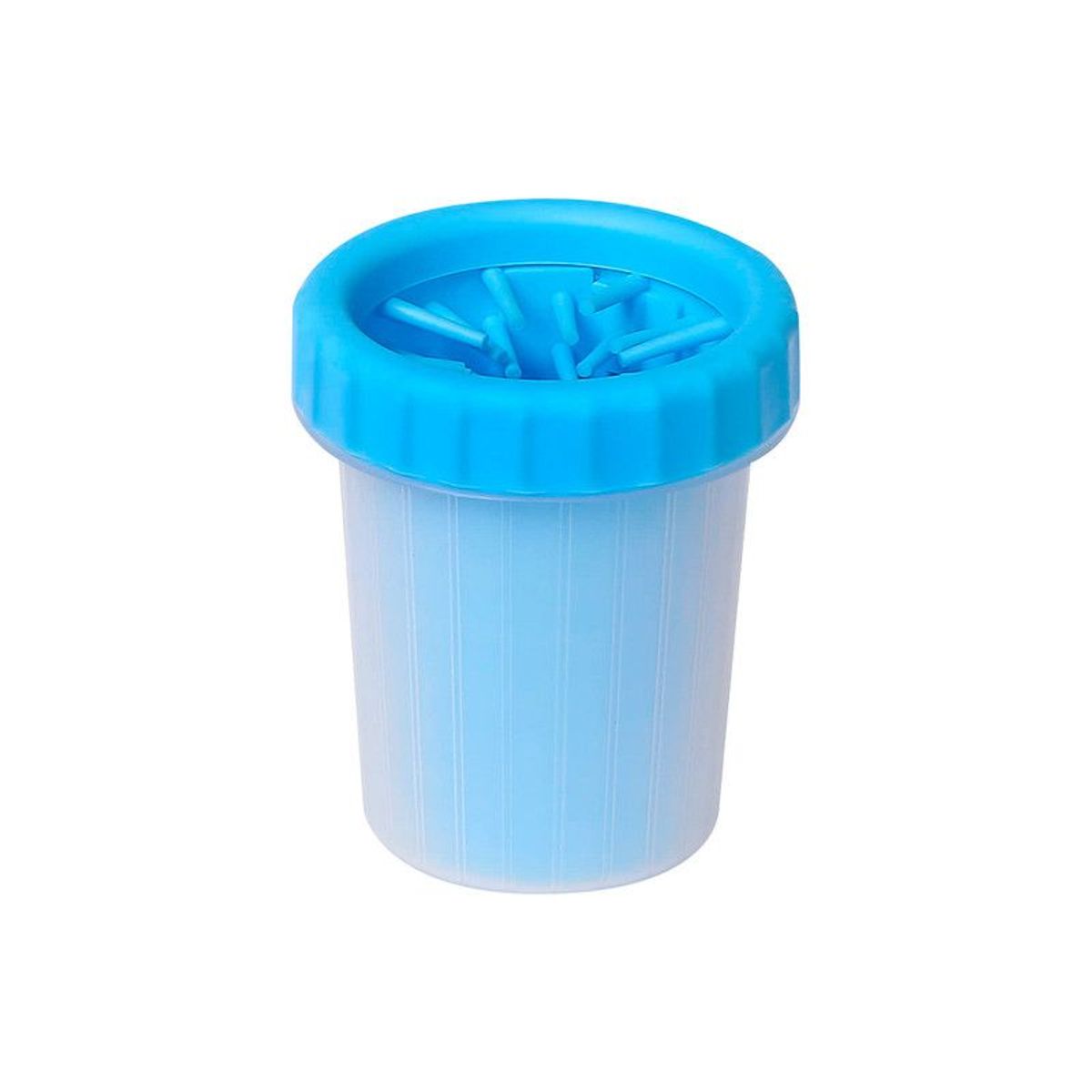 GENERICO - Limpiador portátil de silicona para mascotas Azul