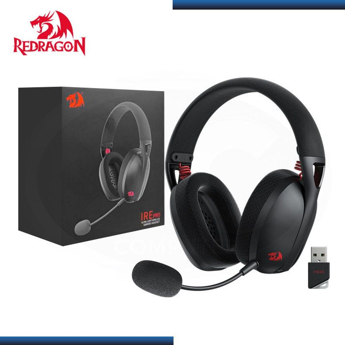 REDRAGON - Auriculares Redragon Ire Wireless H848 BLACK