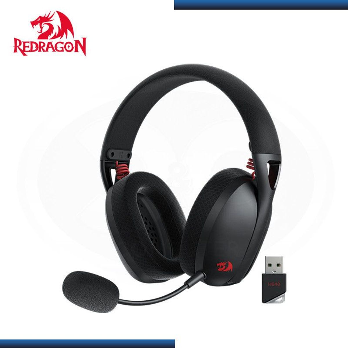REDRAGON - Auriculares Redragon Ire Wireless H848 BLACK