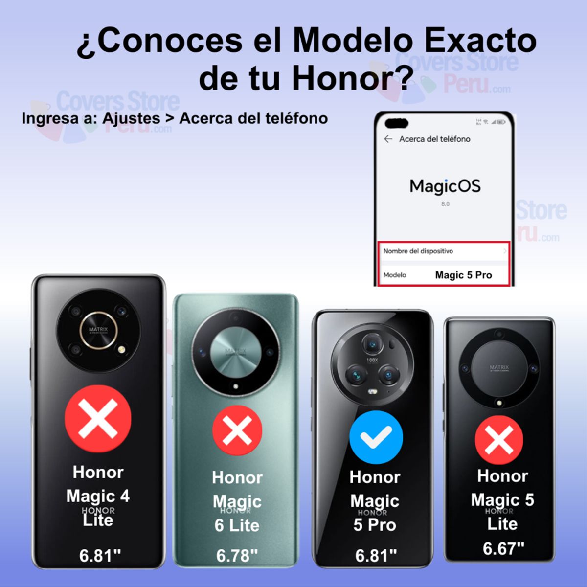 GENERICO - Funda Case de Honor Magic 5 Pro Jelly Pearl Verde Antishock Resistente