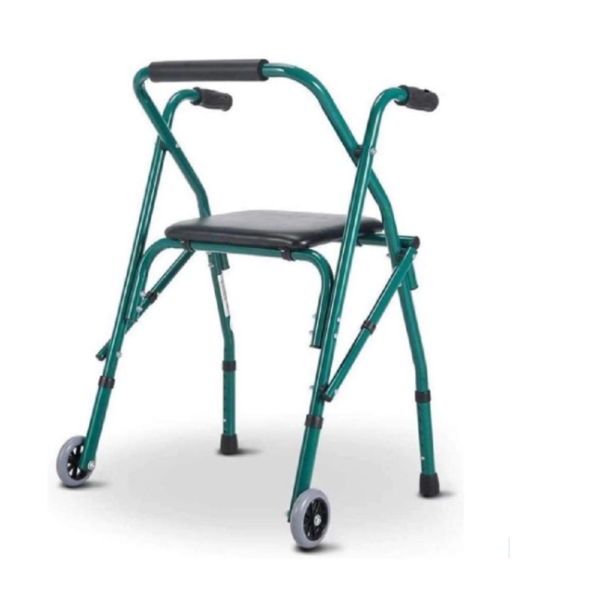 GENERICO - Andador aluminio verde con asiento