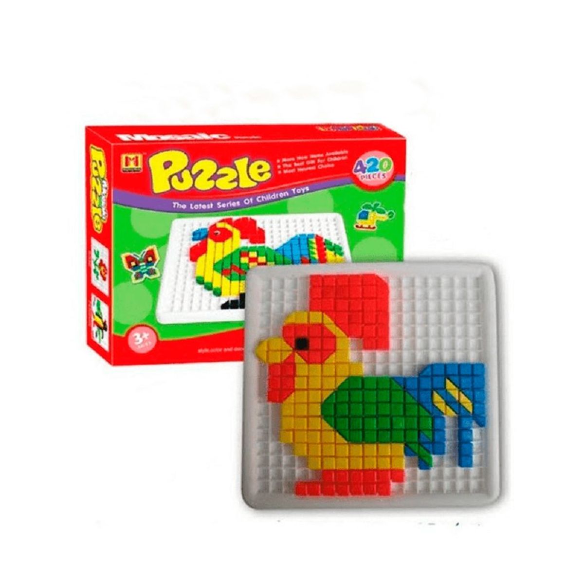 IMPORTADO MC - Rompecabezas Didáctico Mosaico Gallo